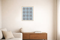 Cool Ocean Art Deco – Limited Edition Art Deco Art Print — Living room lifestyle