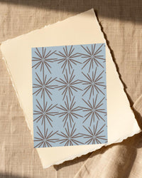 Cool Ocean Art Deco – Limited Edition Art Deco Art Print — Paper/edge detail
