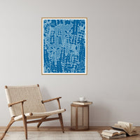 Cool Ocean Botanical – Signed 50-Edition Giclée Print for Gallery Walls — Reading nook