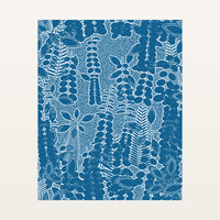 Cool Ocean Botanical – Signed 50-Edition Giclée Print for Gallery Walls — Unframed flat preview