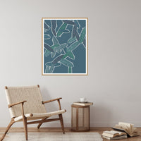 Cool Ocean Tropical – Signed 50-Edition Giclée Print for Gallery Walls — Reading nook