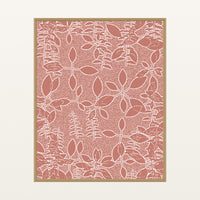 Coral Sand Botanical – Signed 50-Edition Giclée Print for Gallery Walls — Floating natural frame