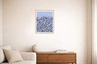 Indigo Terrazzo – Signed 50-Edition Giclée Print for Gallery Walls