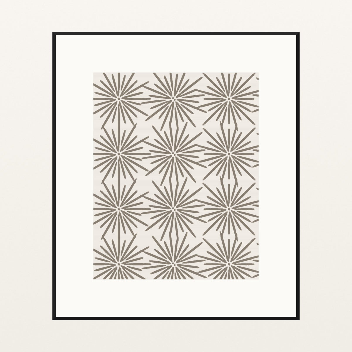 Driftwood Art Deco – Limited Edition Art Deco Art Print — Black gallery mat