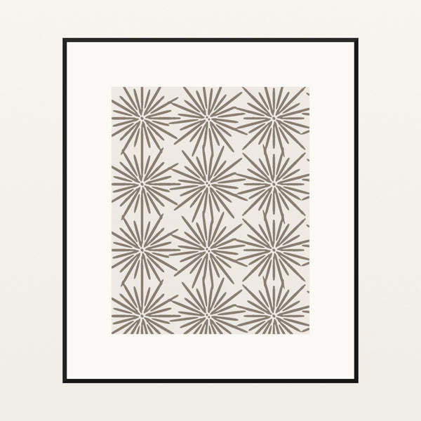 Driftwood Art Deco – Limited Edition Art Deco Art Print — Black gallery mat