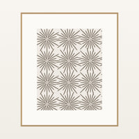 Driftwood Art Deco – Limited Edition Art Deco Art Print — Natural gallery mat