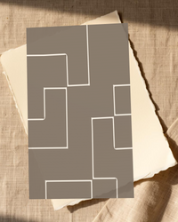 Driftwood Geometric Line Wall Art