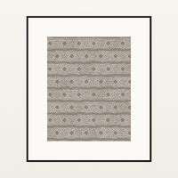 Driftwood Ikat Weave – Limited Edition Ikat Weave Art Print — Black gallery mat