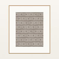 Driftwood Ikat Weave – Limited Edition Ikat Weave Art Print — Natural gallery mat