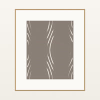 Driftwood Marble Swirl – Signed 50-Edition Giclée Print for Gallery Walls — Natural gallery mat