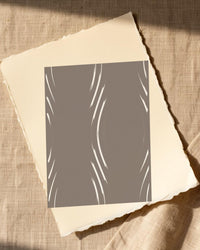 Driftwood Marble Swirl – Signed 50-Edition Giclée Print for Gallery Walls — Paper/edge detail