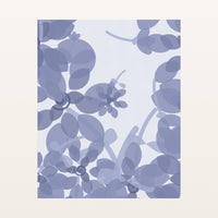 Dusty Periwinkle Ombré Gradient – Premium Ombré Gradient Wall Art Print — Unframed flat preview