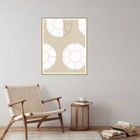 Earth Pigments Jacquard Weave – Premium Jacquard Weave Wall Art Print — Reading nook