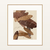 Earth Pigments Ombré Gradient – Premium Ombré Gradient Wall Art Print — Natural gallery mat
