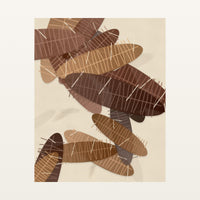 Earth Pigments Ombré Gradient – Premium Ombré Gradient Wall Art Print — Unframed flat preview
