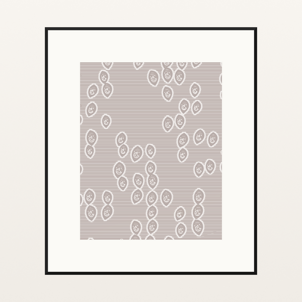Warm Etched Line Art Print