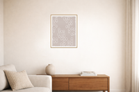 Warm Etched Line Art Print