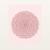 Flamingo Soft Abstract Wave – Signed 50-Edition Giclée Print for Gallery Walls — Unframed flat preview