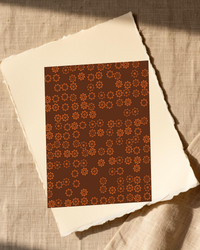 Bold Modern Retro 70s Wall Art Print