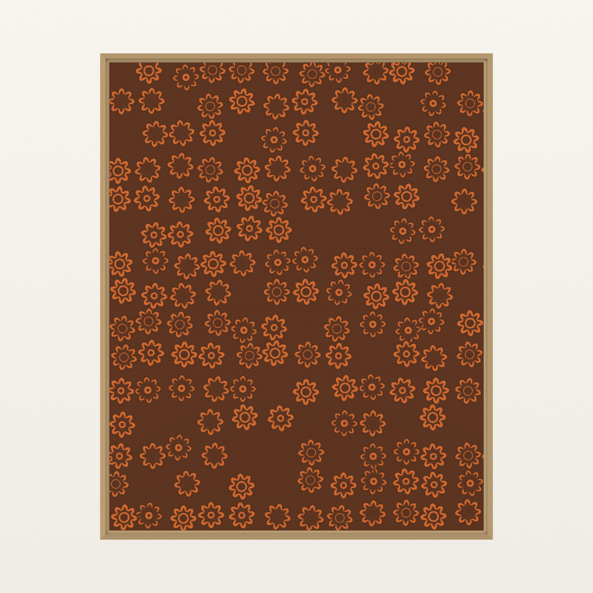 Bold Modern Retro 70s Wall Art Print