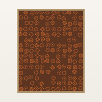 Bold Modern Retro 70s Wall Art Print