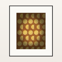 Gold Jacquard Panel: Gallery Jacquard Organic Texture Wall Art