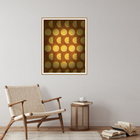Gold Jacquard Panel: Gallery Jacquard Organic Texture Wall Art