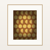 Gold Jacquard Panel: Gallery Jacquard Organic Texture Wall Art