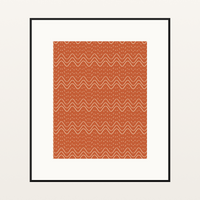 Bold Modern Retro 70s Print for Gallery Walls