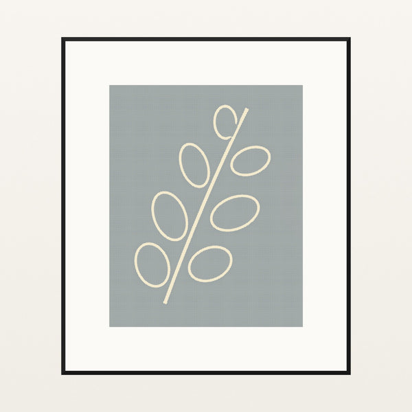 Ikat Crimson Adire – Limited Edition Adire Art Print — Black gallery mat