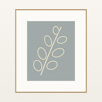 Ikat Crimson Adire – Limited Edition Adire Art Print — Natural gallery mat