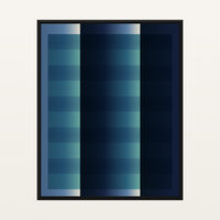 Indigo Cascade: Rainbow Tie-dye Adire Print
