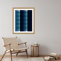 Indigo Cascade: Rainbow Tie-dye Adire Print
