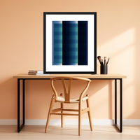 Indigo Cascade: Rainbow Tie-dye Adire Print