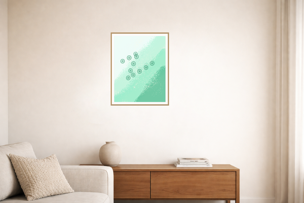 Indigo Textile Digital Artwork – Printable Wall Art