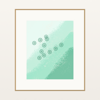 Indigo Textile Digital Artwork – Printable Wall Art