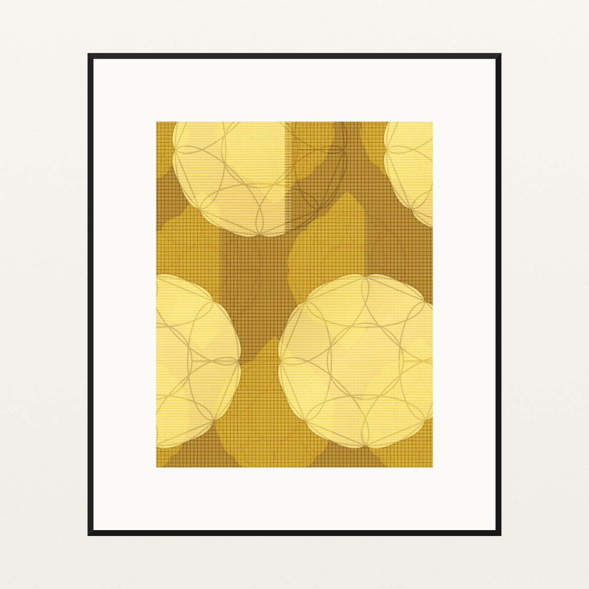 Jacquard Gallery Jacquard Weave – Premium Jacquard Weave Wall Art Print — Black gallery mat