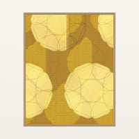 Jacquard Gallery Jacquard Weave – Premium Jacquard Weave Wall Art Print — Floating natural frame