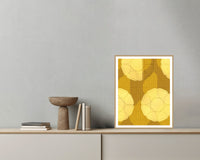 Jacquard Gallery Jacquard Weave – Premium Jacquard Weave Wall Art Print — Grey wall with bowl