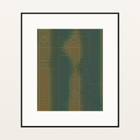 Kente Line Art Organic Texture Wall Art