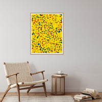 Kente Gold Terrazzo – Signed 50-Edition Giclée Print for Gallery Walls — Reading nook