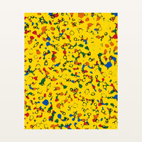 Kente Gold Terrazzo – Signed 50-Edition Giclée Print for Gallery Walls — Unframed flat preview