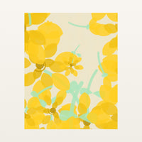 Lemon Zest Ombré Gradient – Premium Ombré Gradient Wall Art Print — Unframed flat preview
