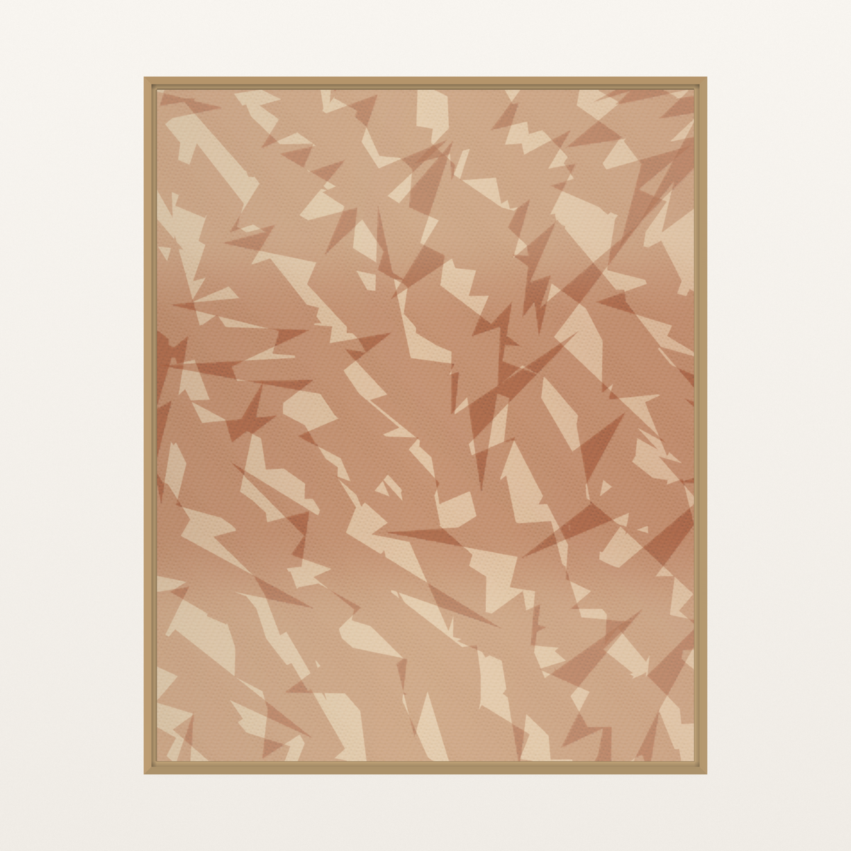 Misty Valley: Ombré Gradient Linear Wall Art