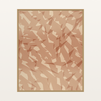 Misty Valley: Ombré Gradient Linear Wall Art