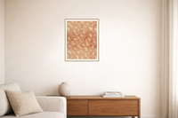 Misty Valley: Ombré Gradient Linear Wall Art