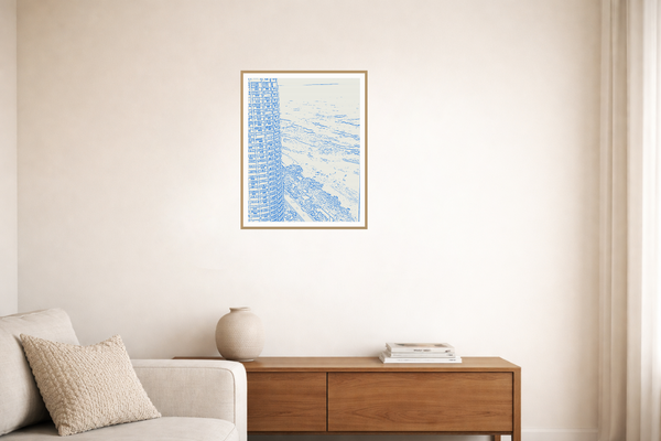 Bold Modern Painterly – Premium Painterly Wall Art Print
