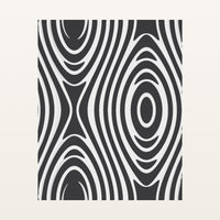 Monochrome Marble Swirl – Signed 50-Edition Giclée Print for Gallery Walls — Unframed flat preview
