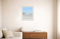 Monochrome Watercolor Wash – Premium Watercolor Wash Wall Art Print — Living room lifestyle