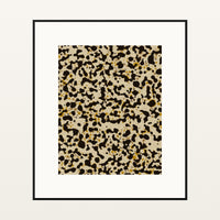 Mudcloth Earth Terrazzo – Signed 50-Edition Giclée Print for Gallery Walls — Black gallery mat